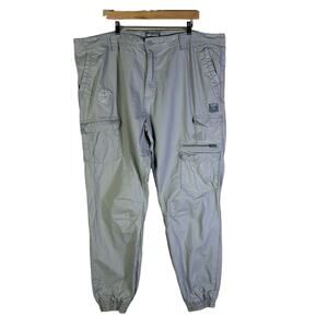 Parish Nation Cargo Pants Men's Size 48 Gray Cotton Pockets